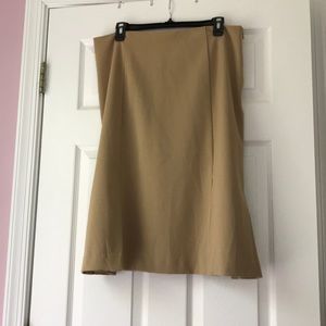 GAP camel color winter skirt, Size 14